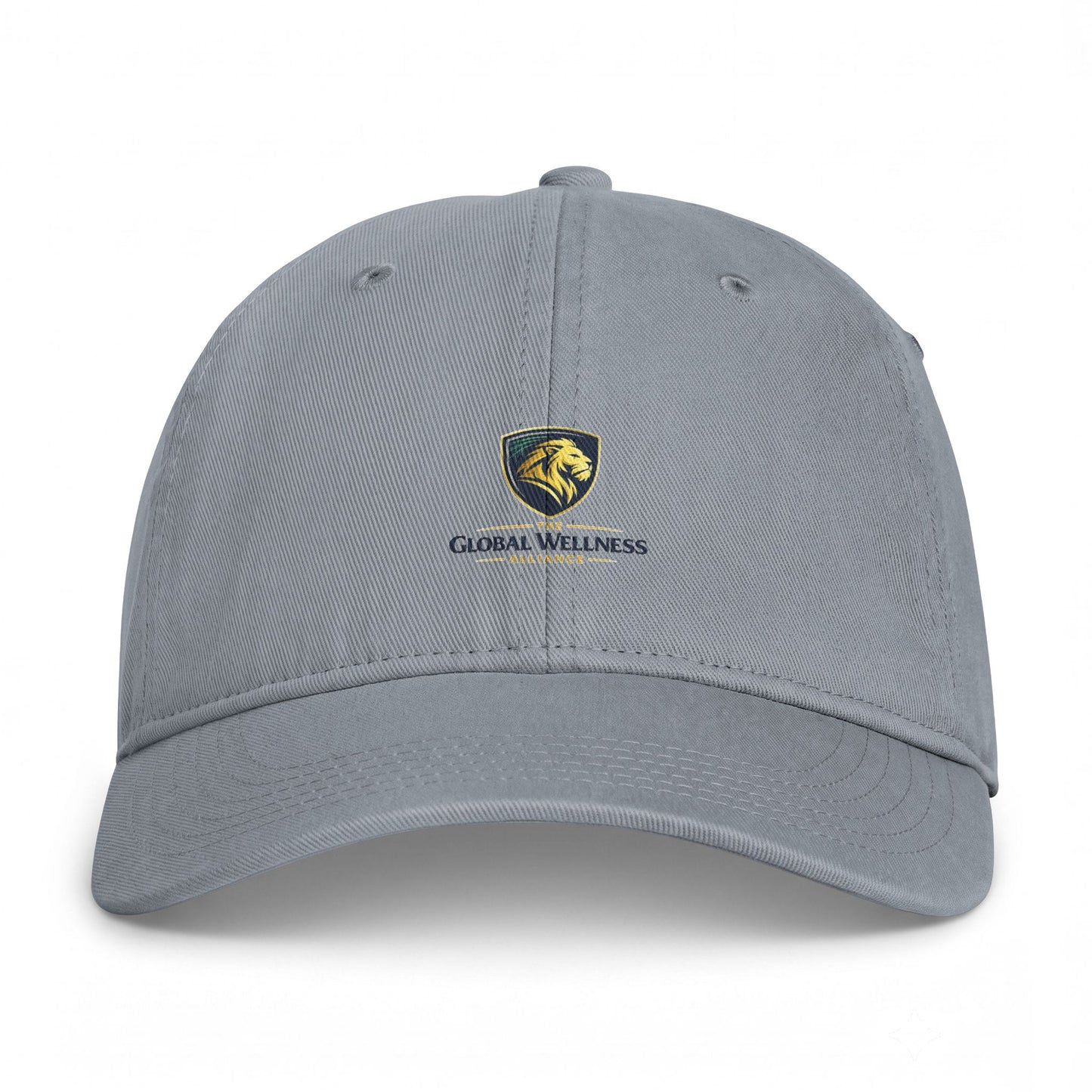 Coastal Washed Cap — Embroidered Beach Wave Logo Baseball Hat