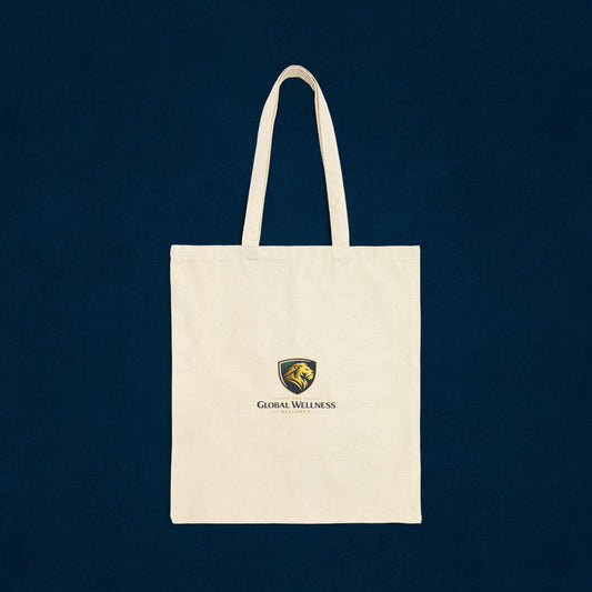 Canvas Tote Bag — Global Wellness Logo Eco Shopper