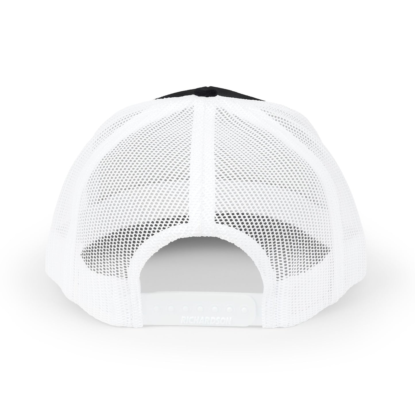 Trucker Cap with Lion Crest Logo — Embroidered Snapback Mesh Hat