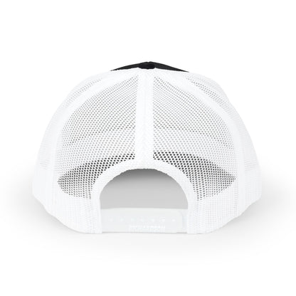 Trucker Cap with Lion Crest Logo — Embroidered Snapback Mesh Hat