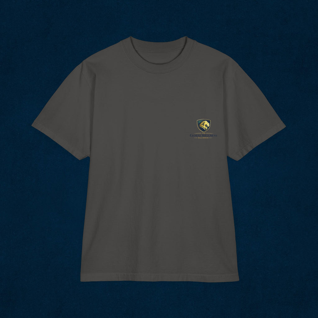 Chest Crest Logo T-Shirt — Minimal Shield Graphic Tee