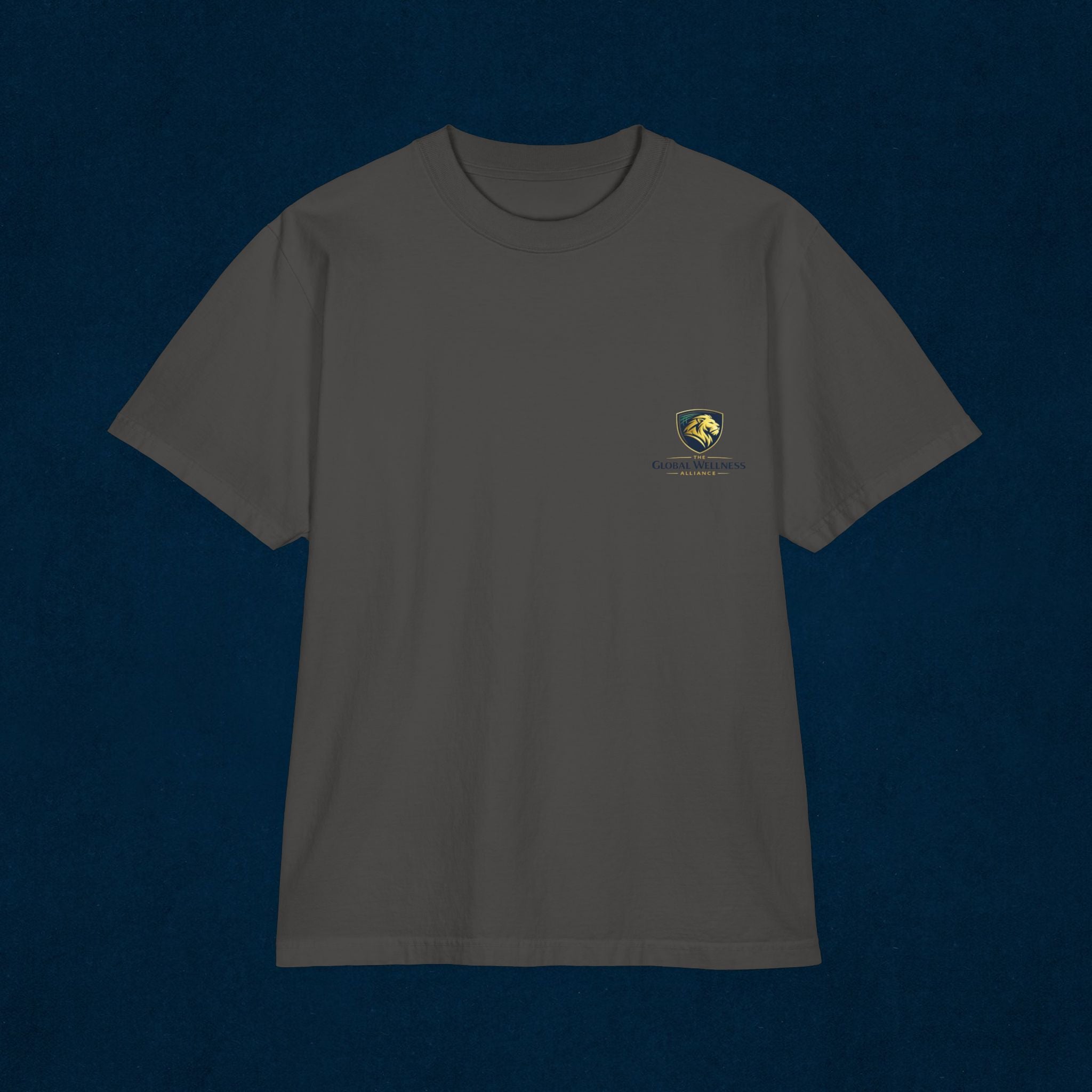 Chest Crest Logo T-Shirt — Minimal Shield Graphic Tee