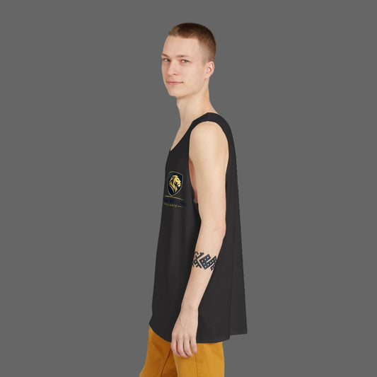 Globe Shield Men's Tank Top — Adventure Travel Logo Athletic Tank