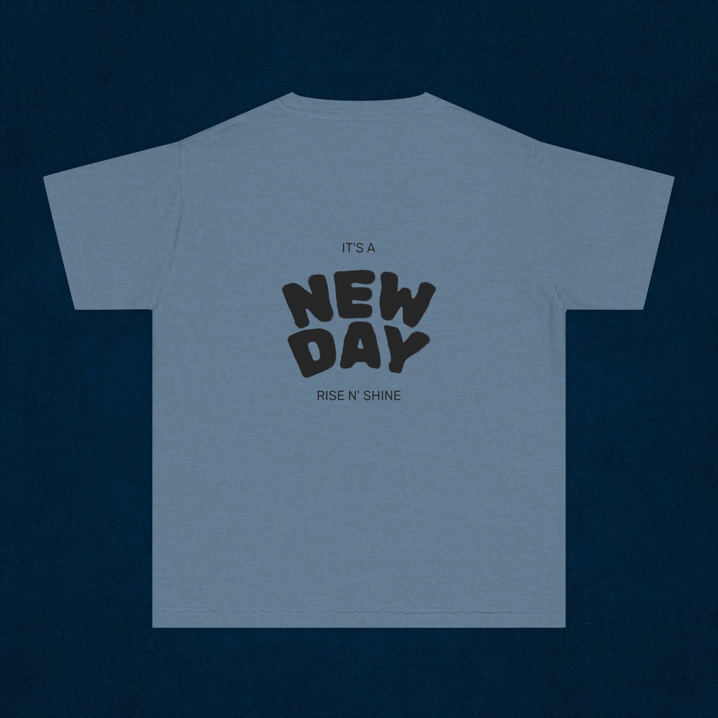 Youth Tee — "It's a New Day" Positive Graphic T-Shirt