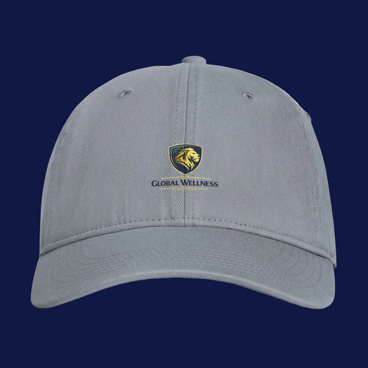 Coastal Washed Cap — Embroidered Beach Wave Logo Baseball Hat