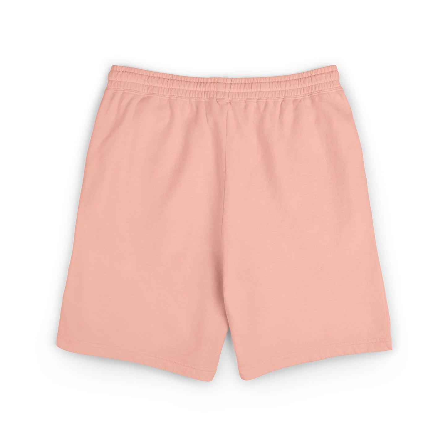 Lightweight Fleece Sweat Shorts — Garment-Dyed Casual Lounge Shorts with Small Crest Logo