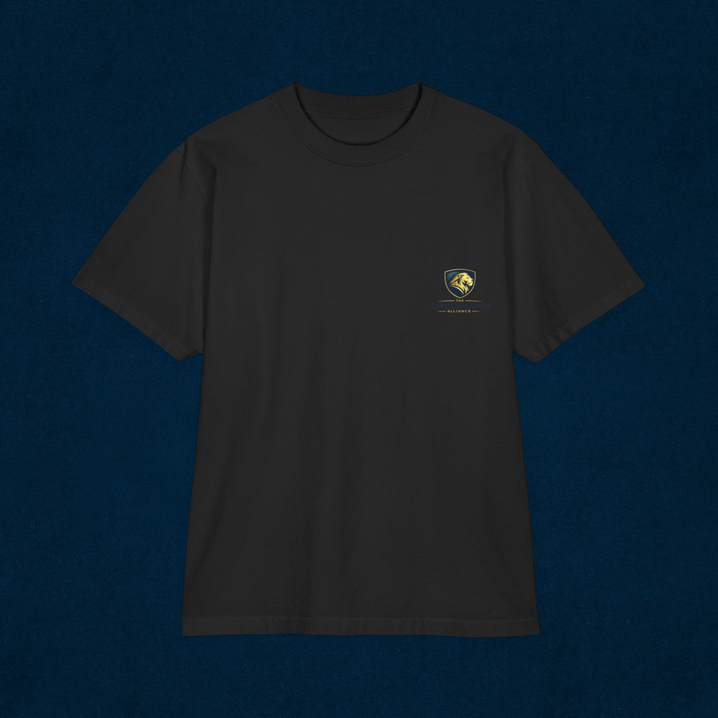 Chest Crest Logo T-Shirt — Minimal Shield Graphic Tee