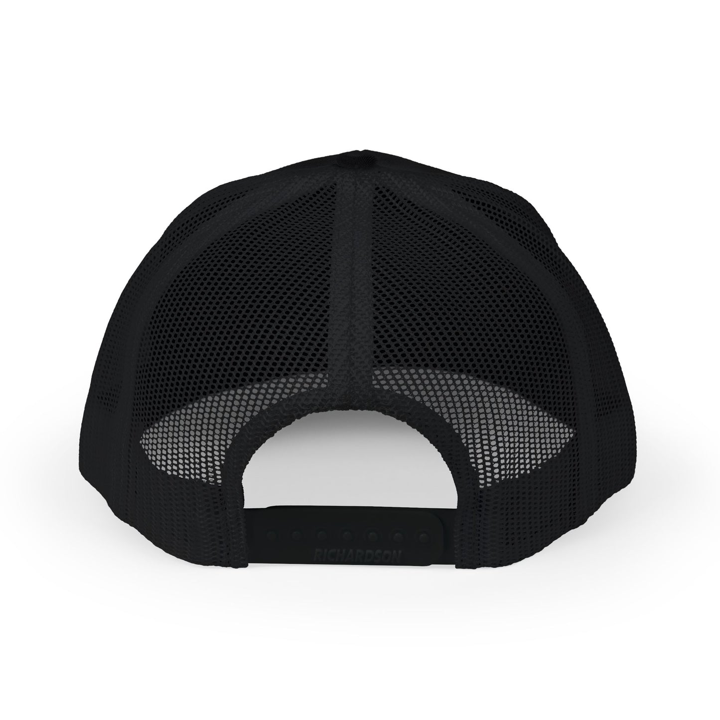 Trucker Cap with Lion Crest Logo — Embroidered Snapback Mesh Hat