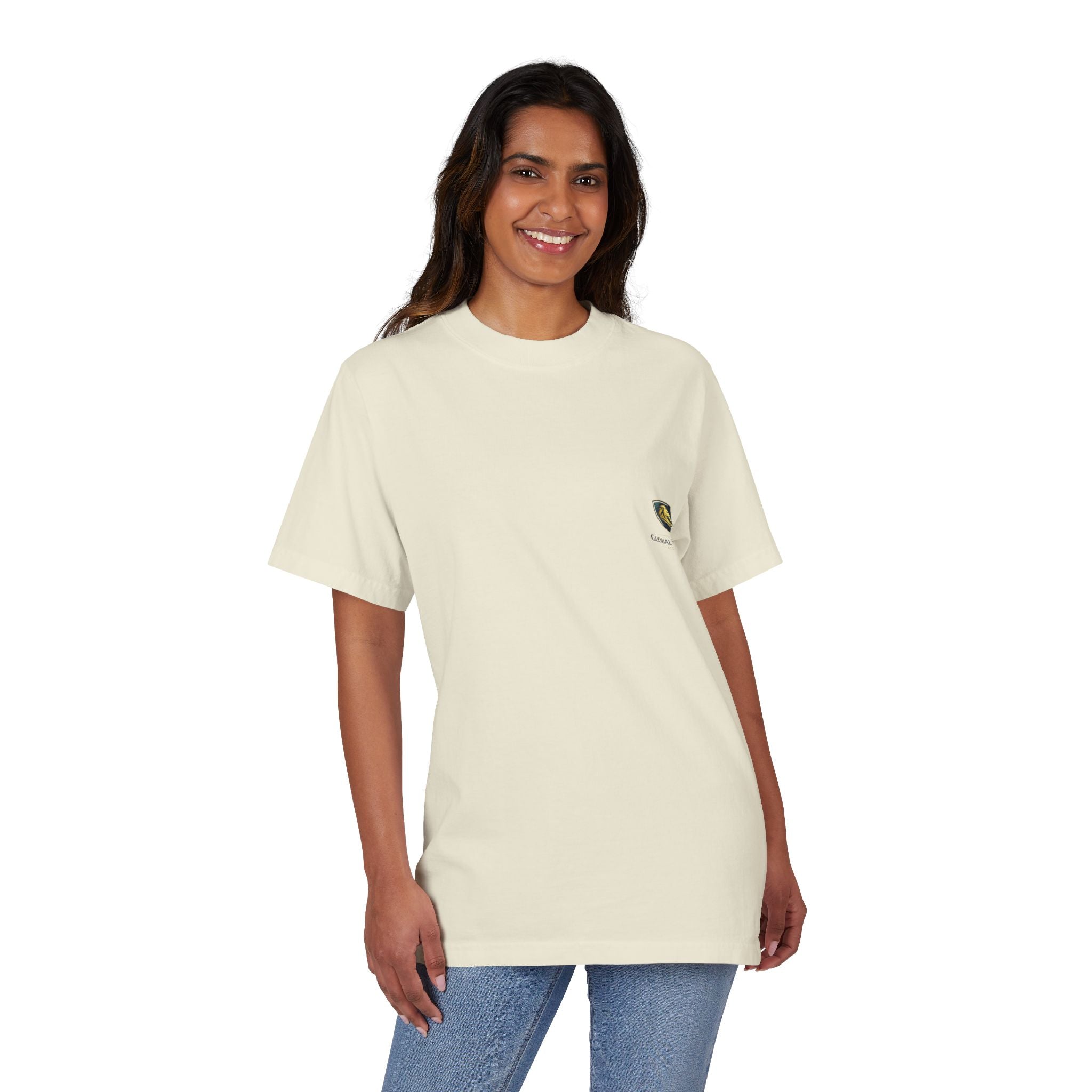 Chest Crest Logo T-Shirt — Minimal Shield Graphic Tee