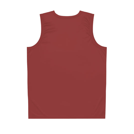 Maroon Performance Basketball Jersey — Small Chest Logo