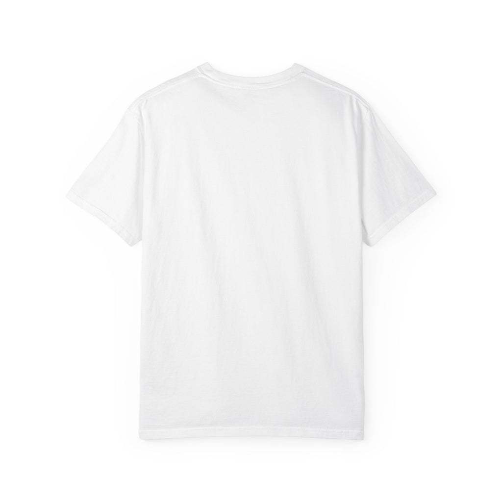 Classic Crest Pocket T-Shirt — Minimalist White Tee with Small Shield Logo