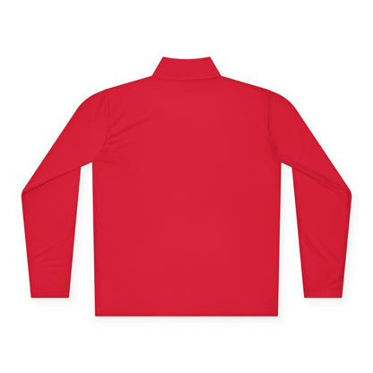 Quarter-Zip Pullover — Small Crest Logo "Live to Explore"