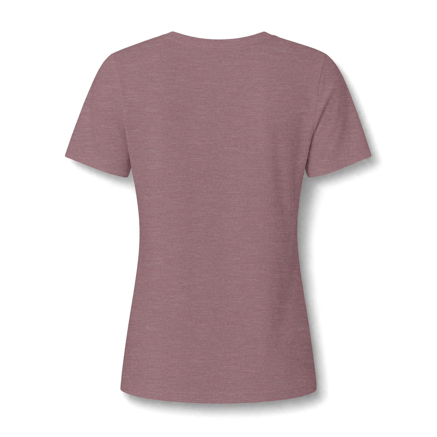 Women's V-Neck Tee — Small Chest Crest Graphic