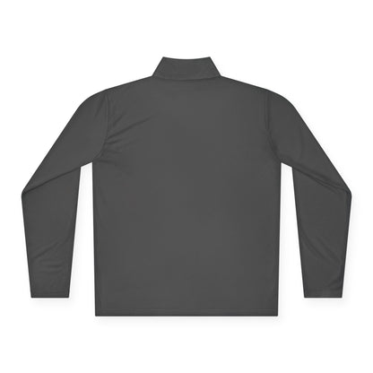Quarter-Zip Pullover — Small Crest Logo "Live to Explore"