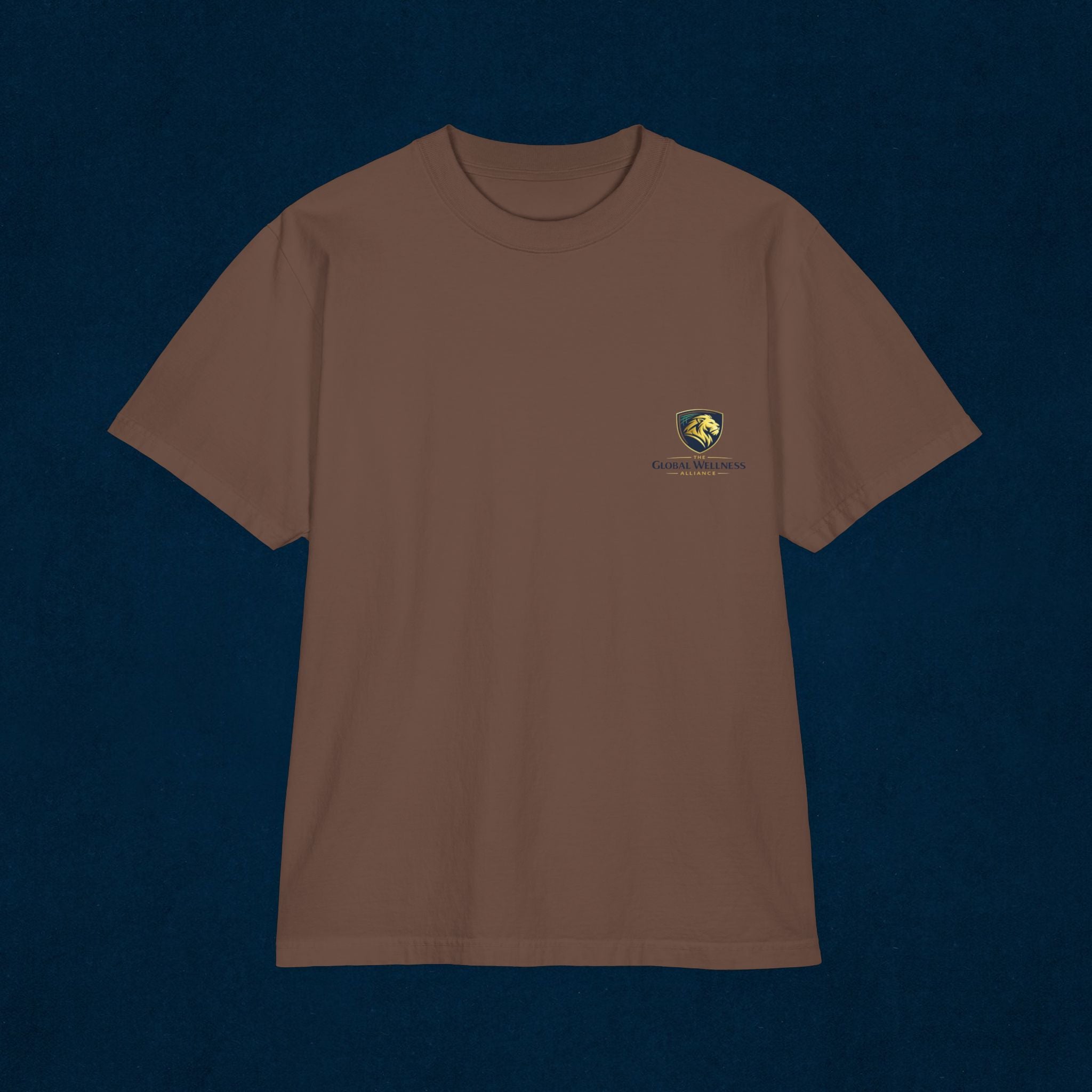 Chest Crest Logo T-Shirt — Minimal Shield Graphic Tee
