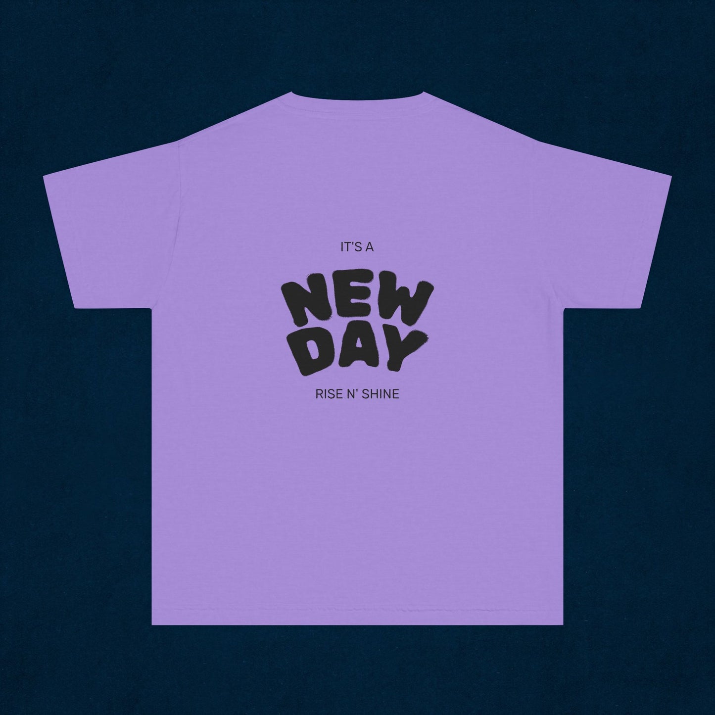 Youth Tee — "It's a New Day" Positive Graphic T-Shirt
