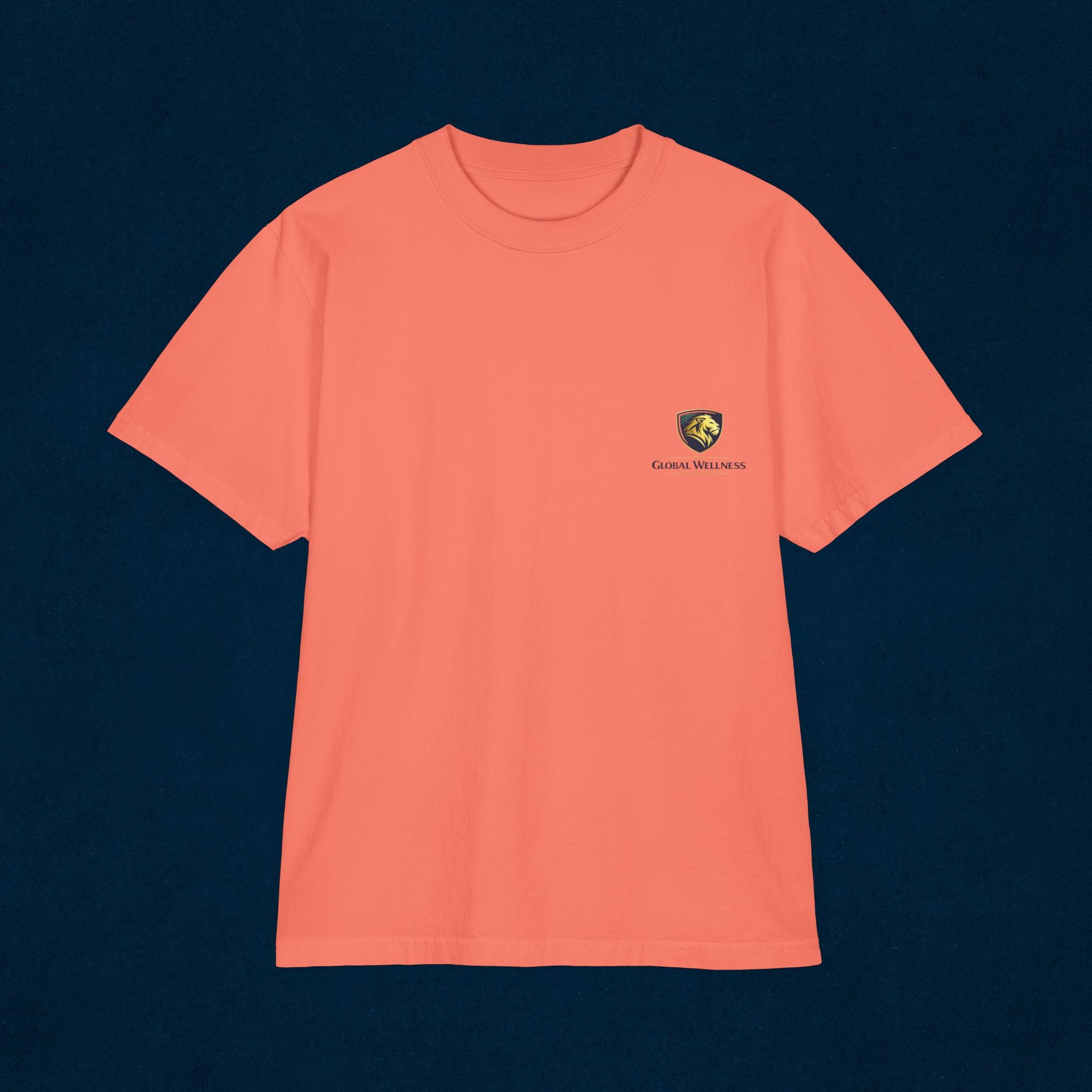 Chest Crest Logo T-Shirt — Minimal Shield Graphic Tee