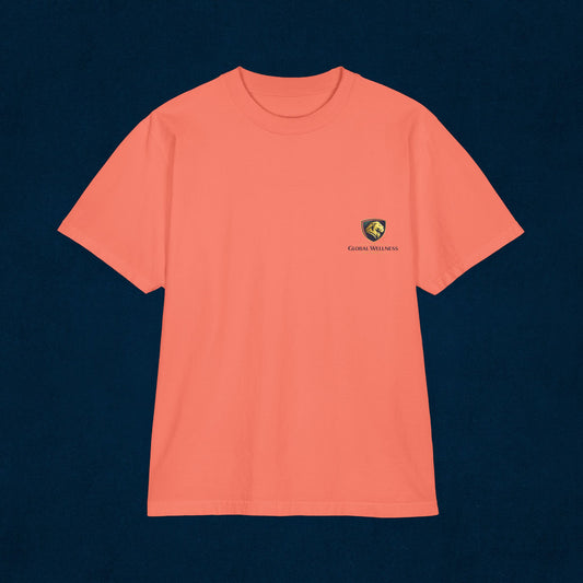 Chest Crest Logo T-Shirt — Minimal Shield Graphic Tee