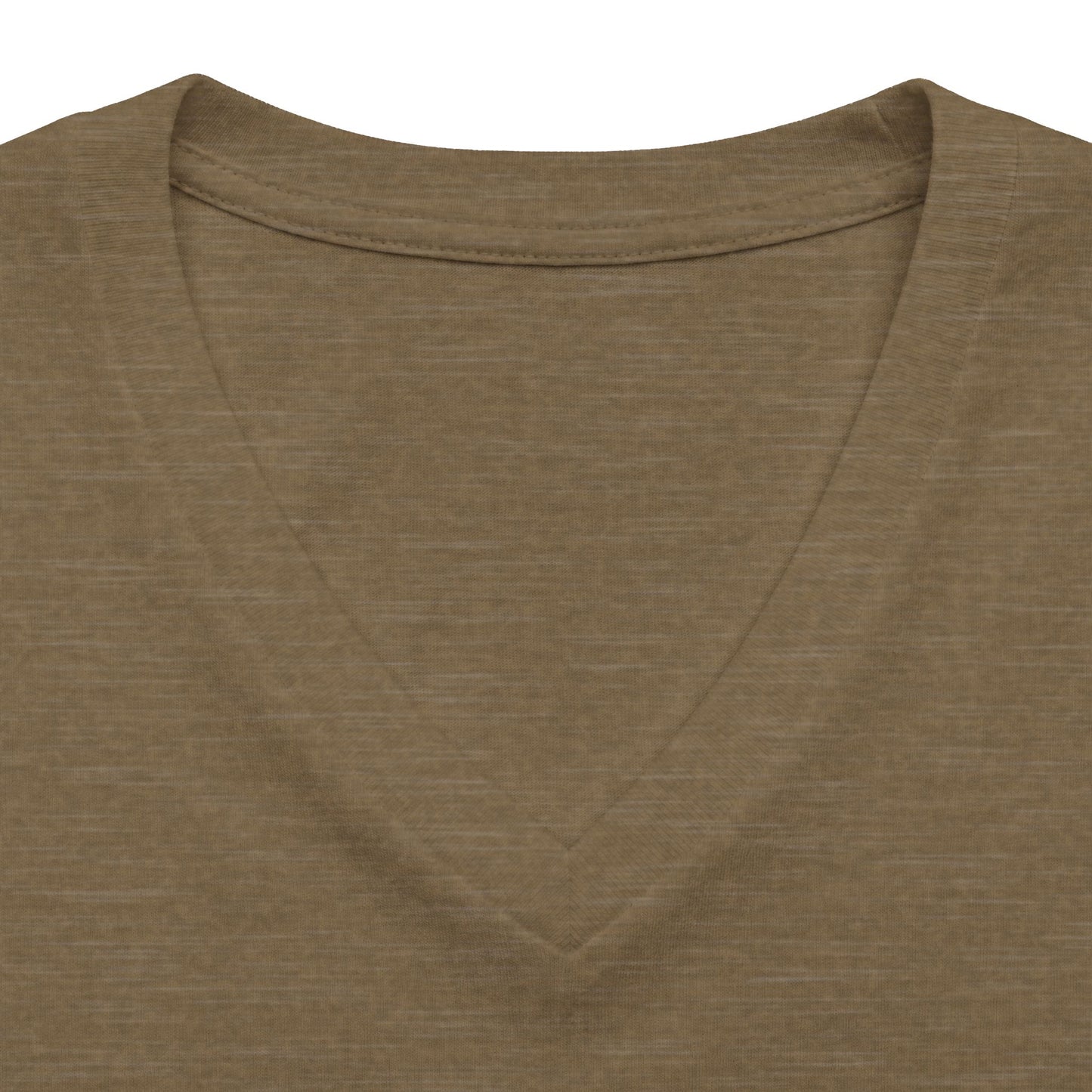 Women's V-Neck Tee — Small Chest Crest Graphic