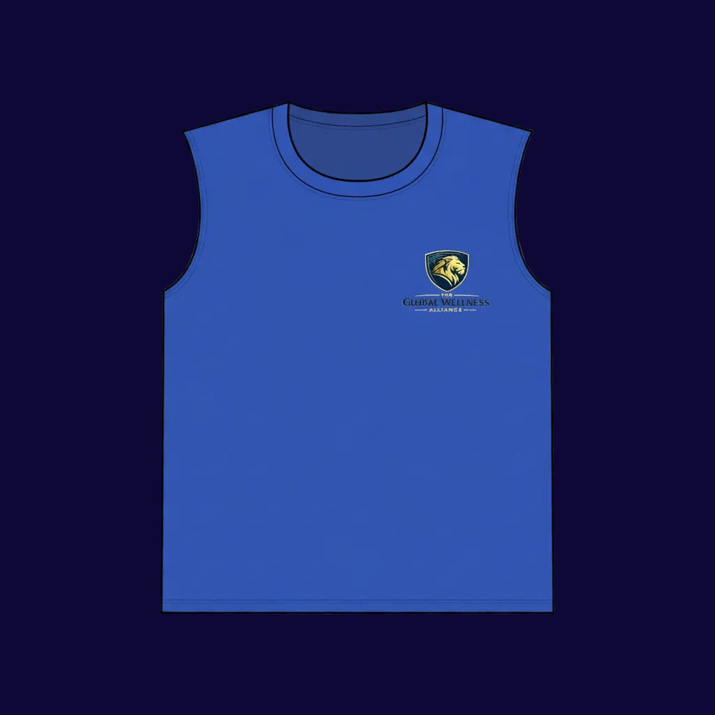 Sleeveless Performance Tee — Small Chest Logo "Road Warrior" Athletic Tank