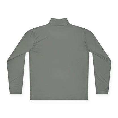 Quarter-Zip Pullover — Small Crest Logo "Live to Explore"