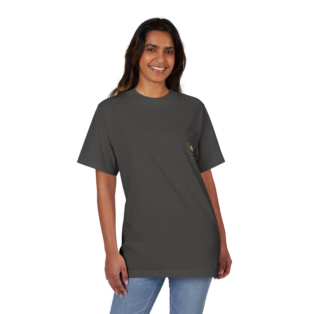Chest Crest Logo T-Shirt — Minimal Shield Graphic Tee