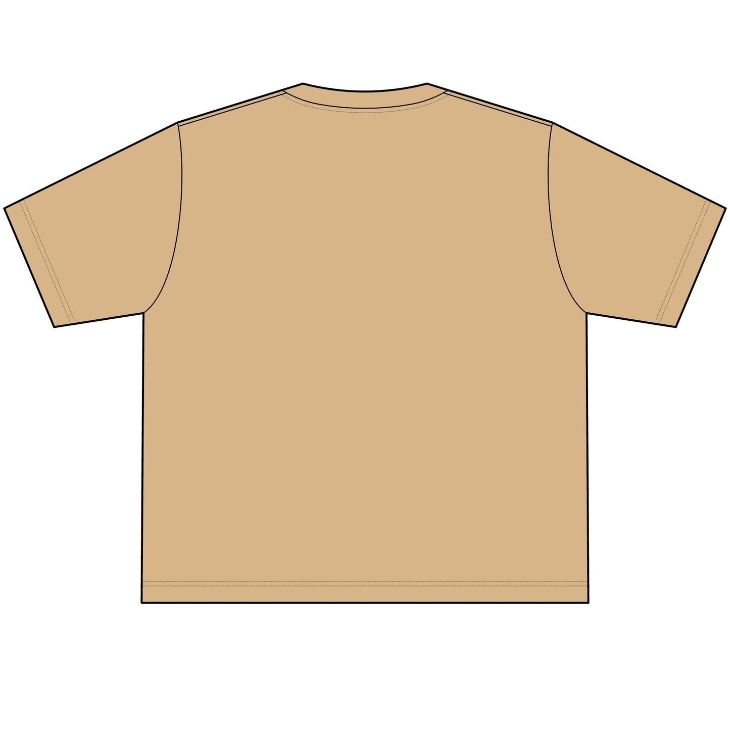 Chest Crest Tee — 'Golden Stallion' Logo Urban T-Shirt