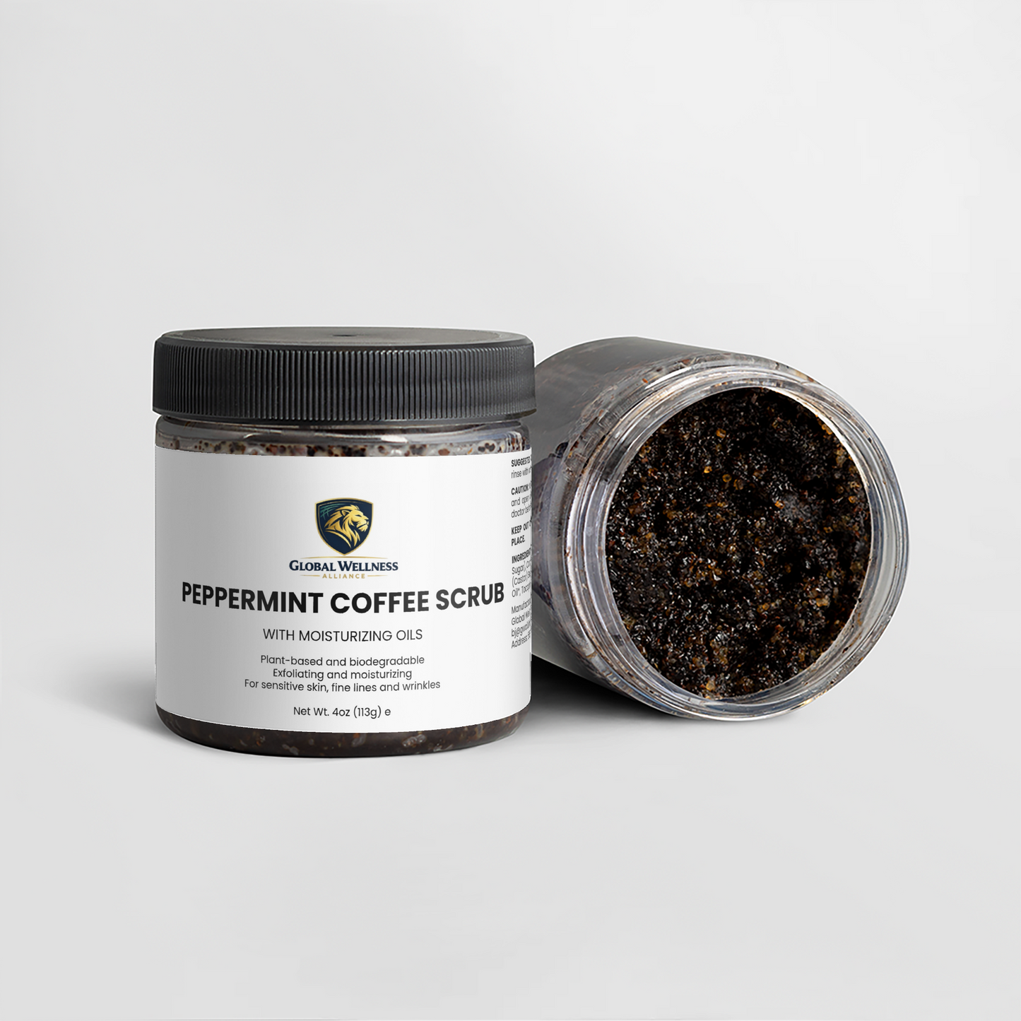 Peppermint Coffee Scrub