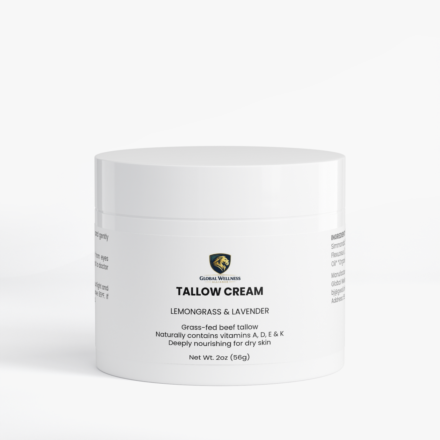 Tallow Cream Lemongrass & Lavender