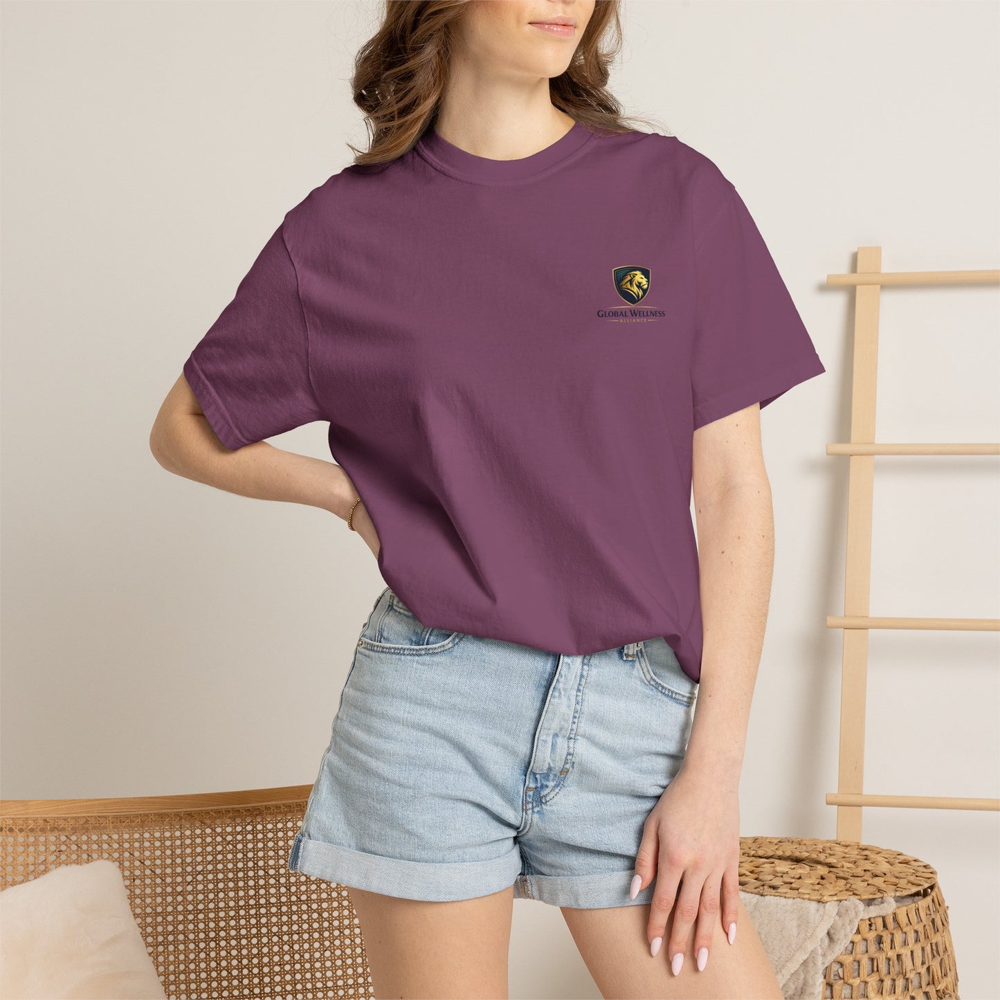Vintage Crest T-Shirt — Gentle Waves Club Chest Logo