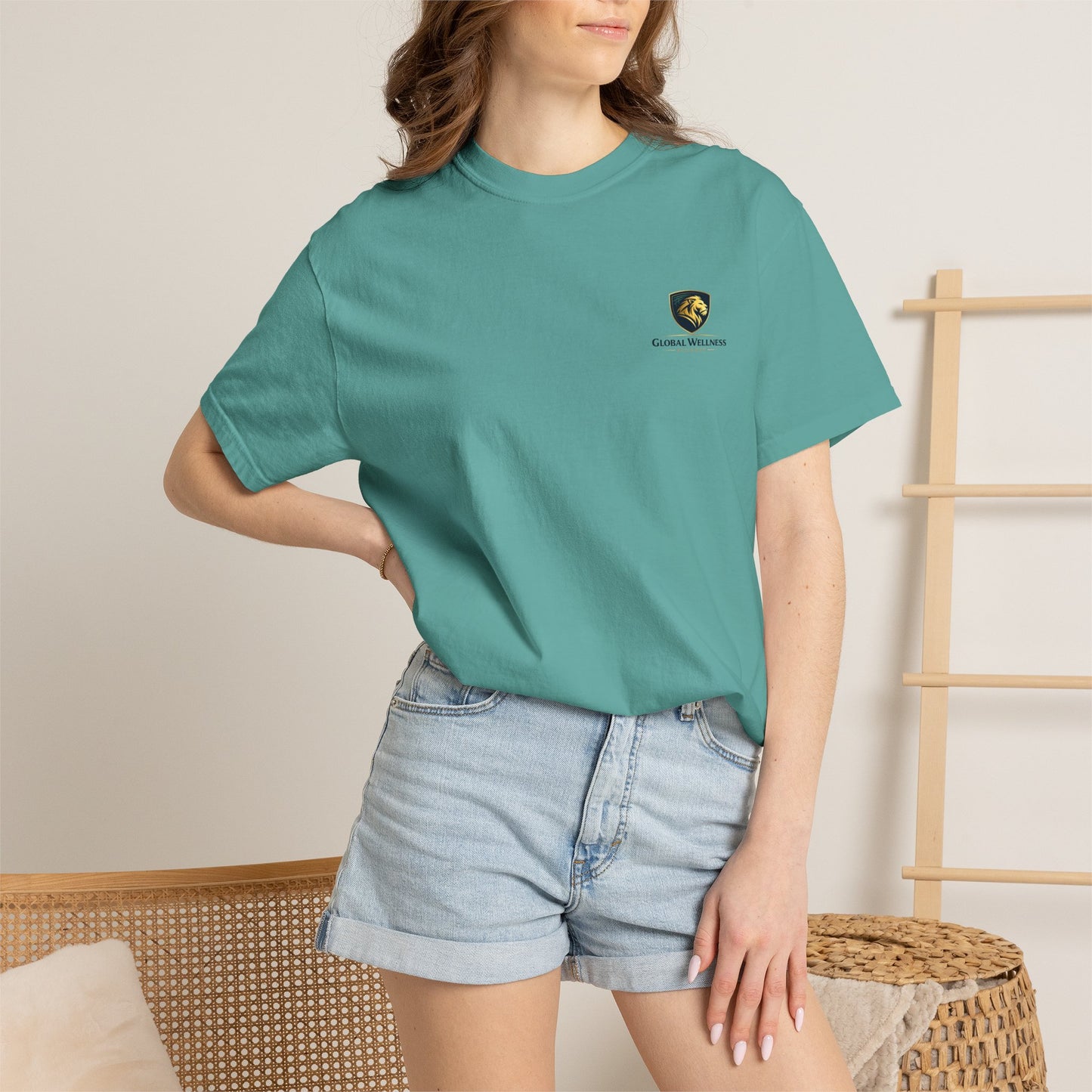 Vintage Crest T-Shirt — Gentle Waves Club Chest Logo