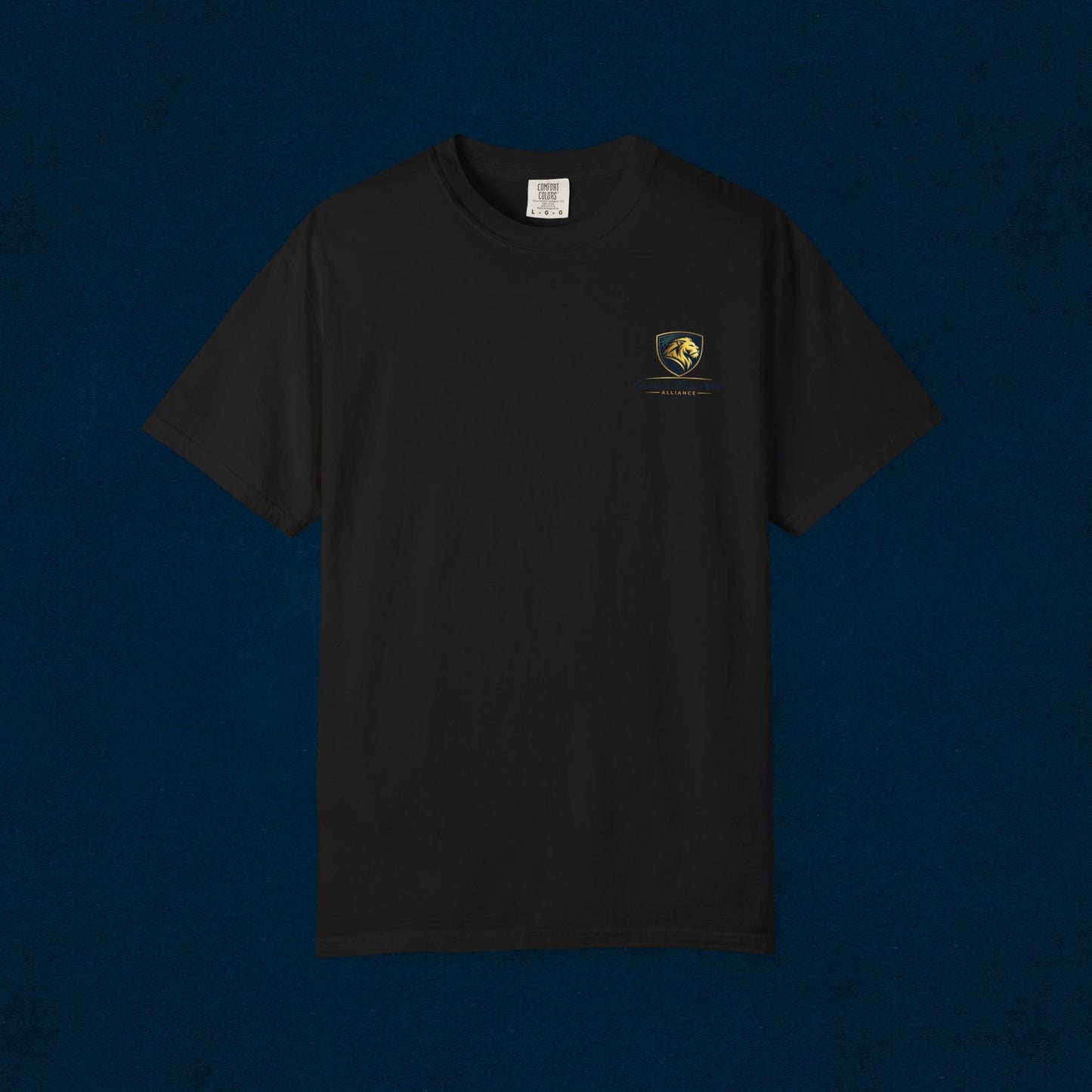Vintage Crest T-Shirt — Gentle Waves Club Chest Logo