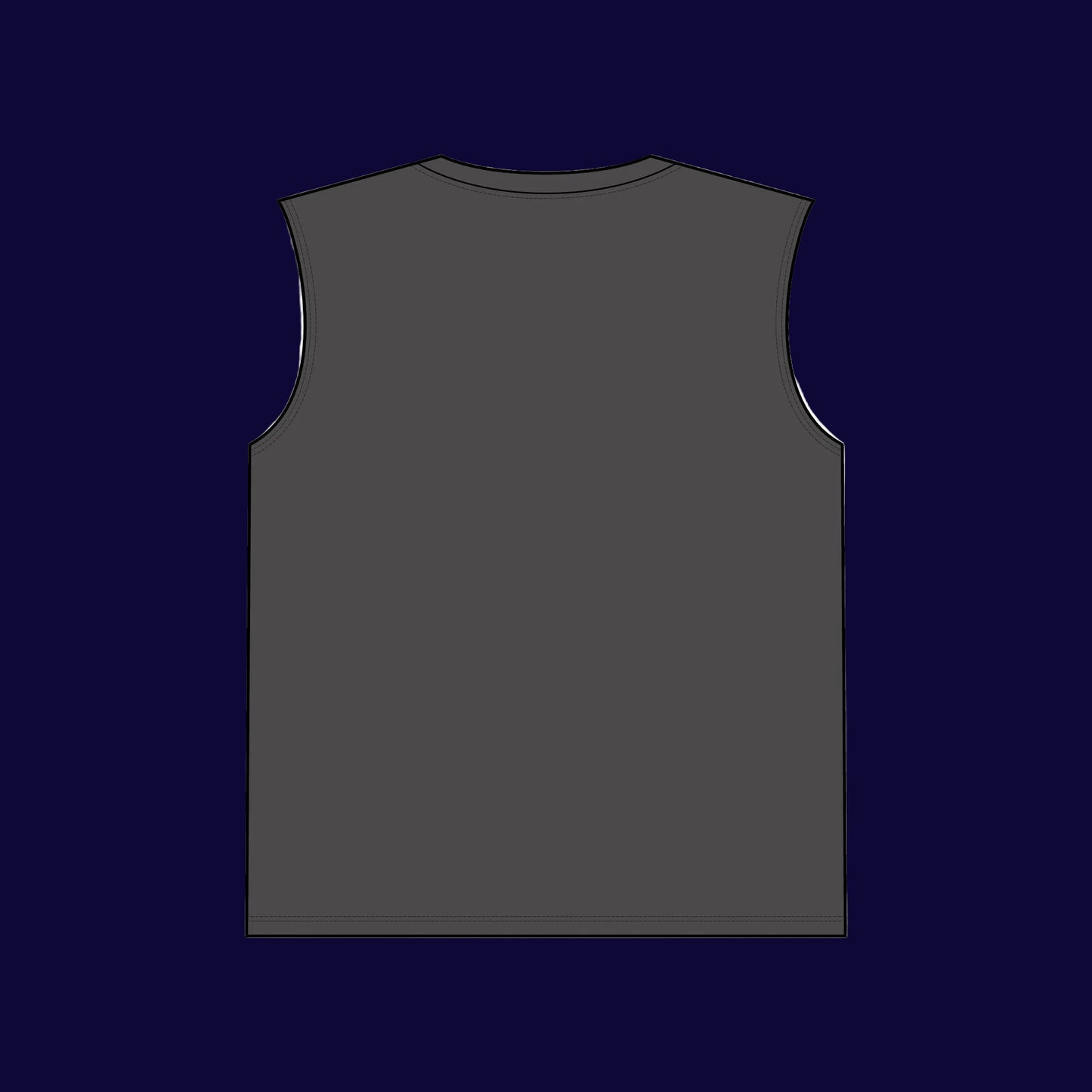 Sleeveless Performance Tee — Small Chest Logo "Road Warrior" Athletic Tank
