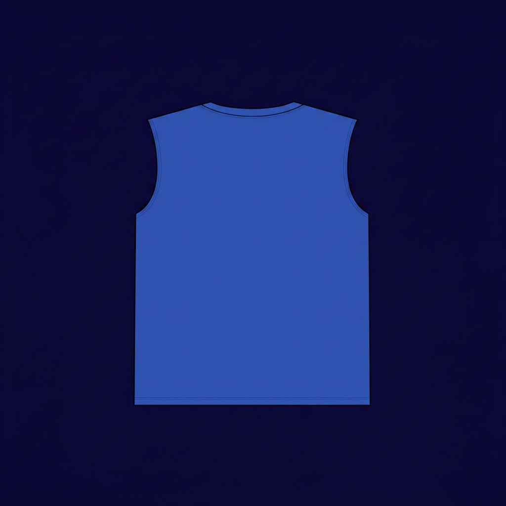 Sleeveless Performance Tee — Small Chest Logo "Road Warrior" Athletic Tank