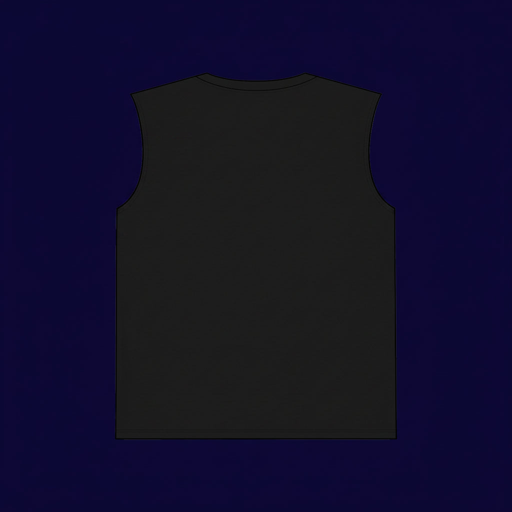 Sleeveless Performance Tee — Small Chest Logo "Road Warrior" Athletic Tank