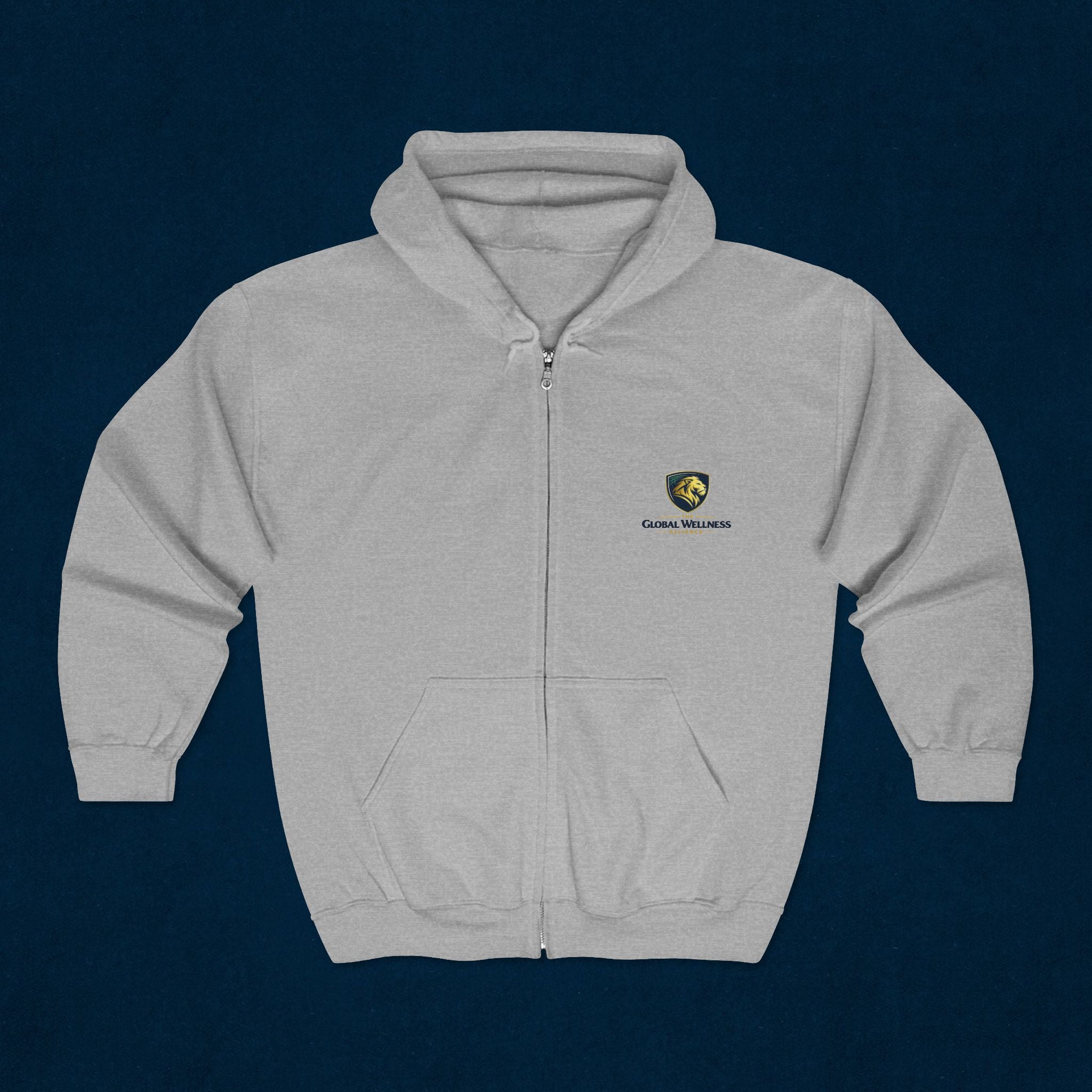 John Deere Logo Zip Hoodie — Farm Tractors Workwear