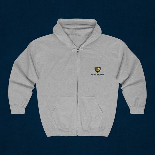 John Deere Logo Zip Hoodie — Farm Tractors Workwear