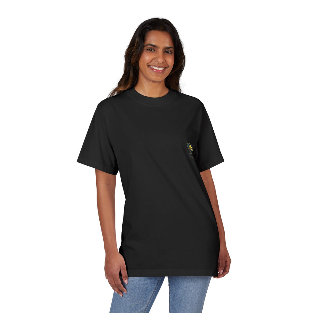 Chest Crest Logo T-Shirt — Minimal Shield Graphic Tee