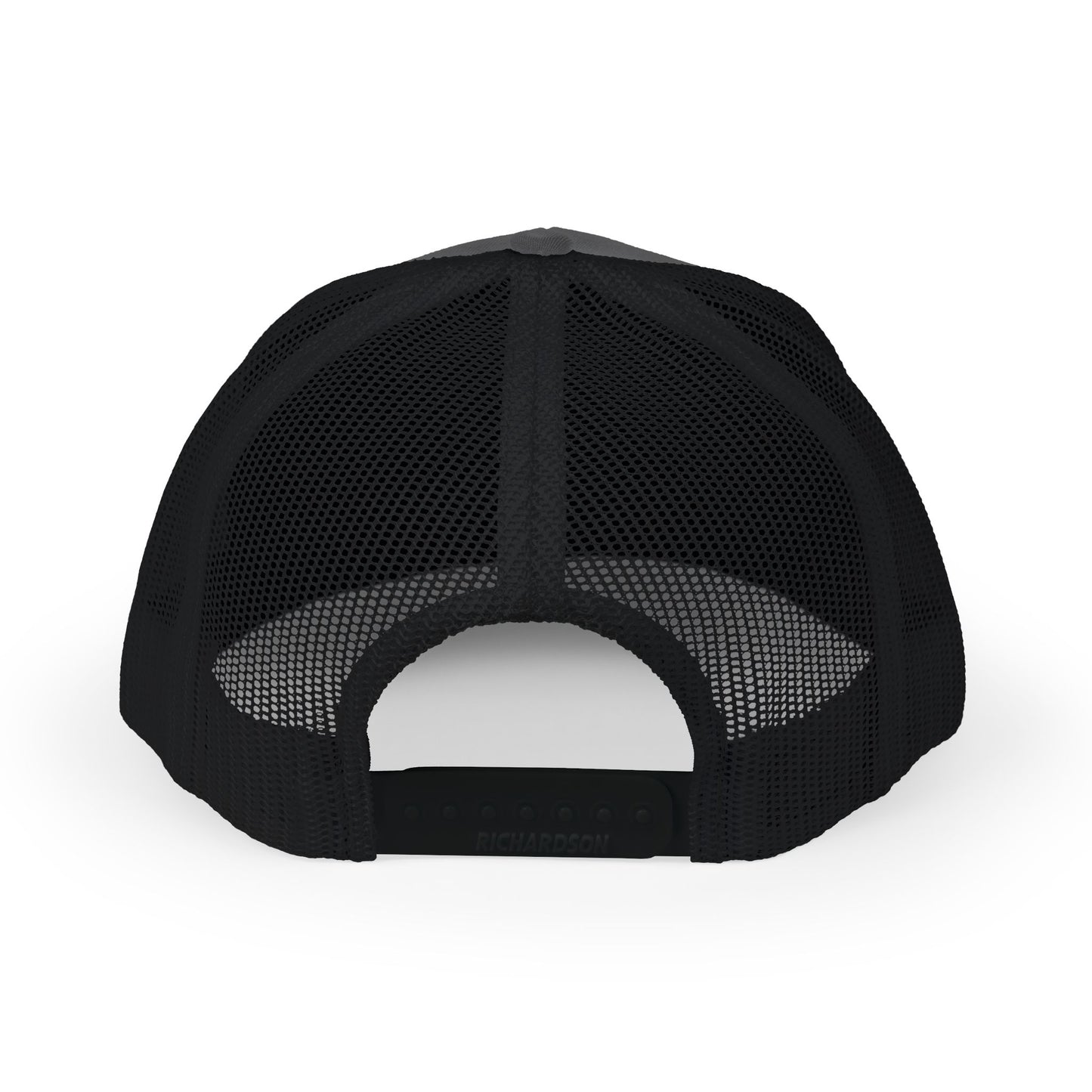 Trucker Cap with Lion Crest Logo — Embroidered Snapback Mesh Hat