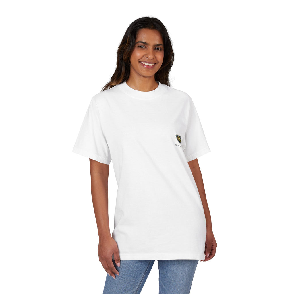 Chest Crest Logo T-Shirt — Minimal Shield Graphic Tee