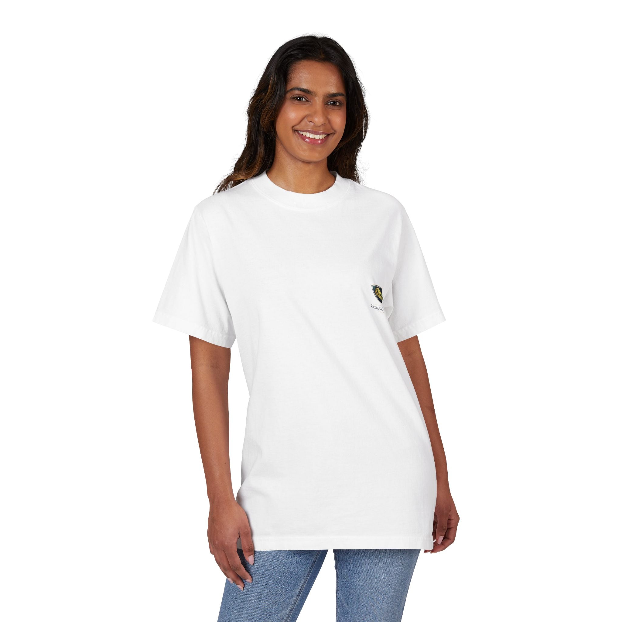 Chest Crest Logo T-Shirt — Minimal Shield Graphic Tee