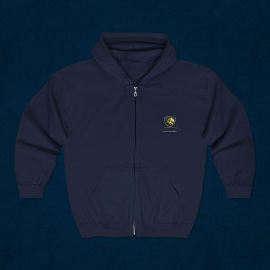 John Deere Logo Zip Hoodie — Farm Tractors Workwear
