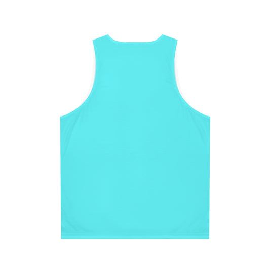 Aqua Crest Logo Tank Top — Minimal Luxury Athletic Vest