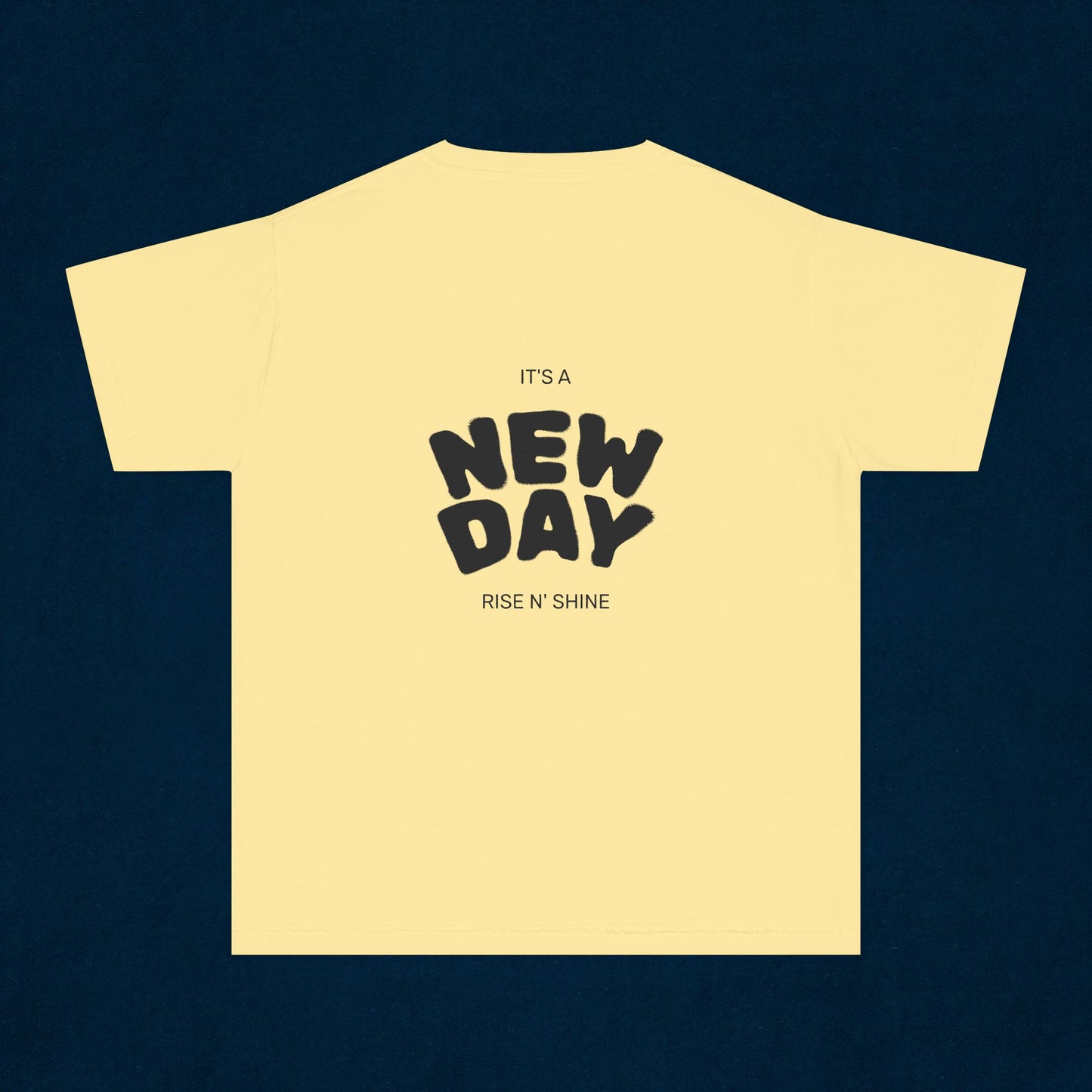 Youth Tee — "It's a New Day" Positive Graphic T-Shirt