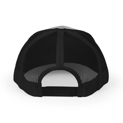 Trucker Cap with Lion Crest Logo — Embroidered Snapback Mesh Hat