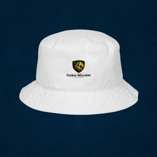 Global Wellness Lion Shield Bucket Hat