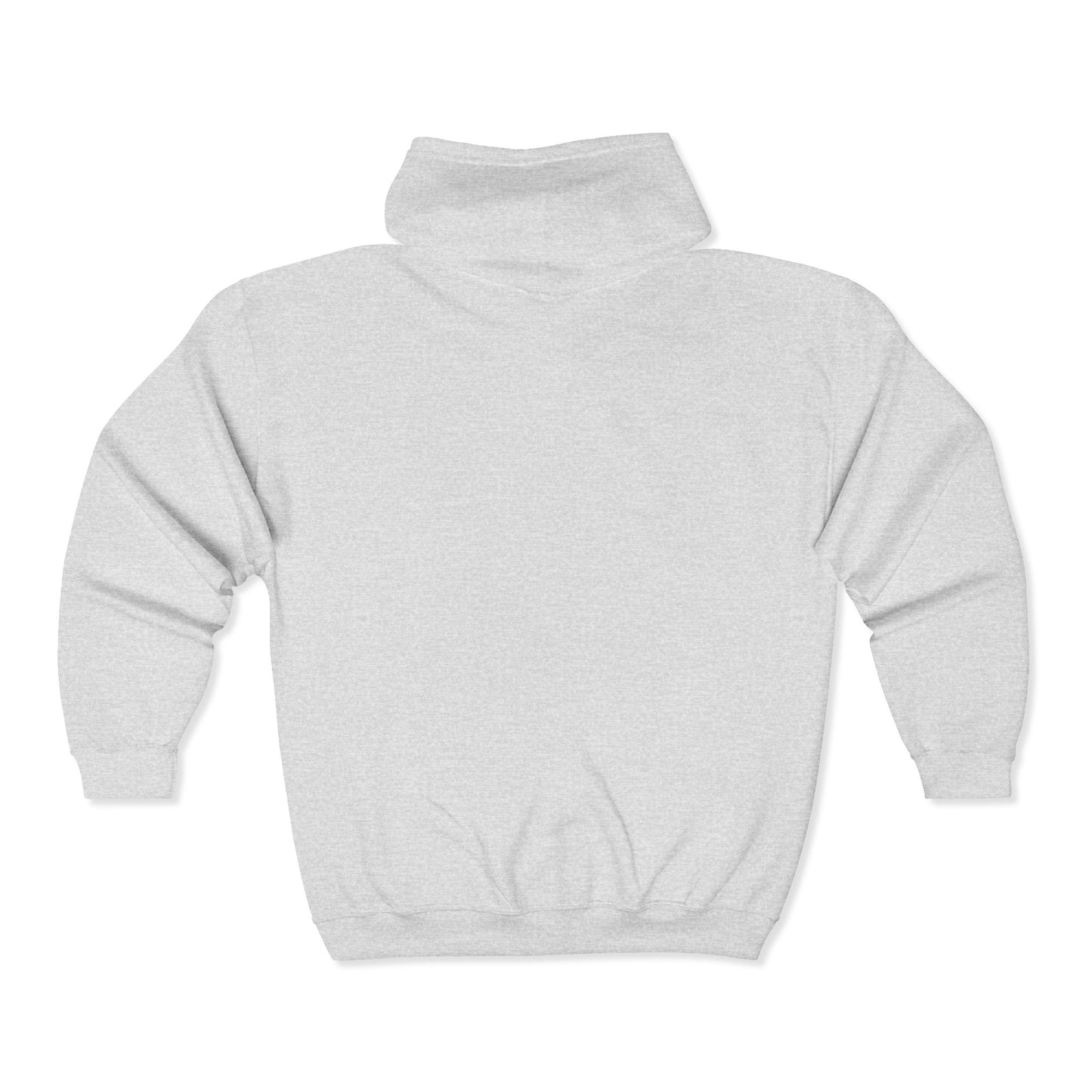 Full-Zip Hooded Sweatshirt — Classic Shield Logo "Golden Wolves"