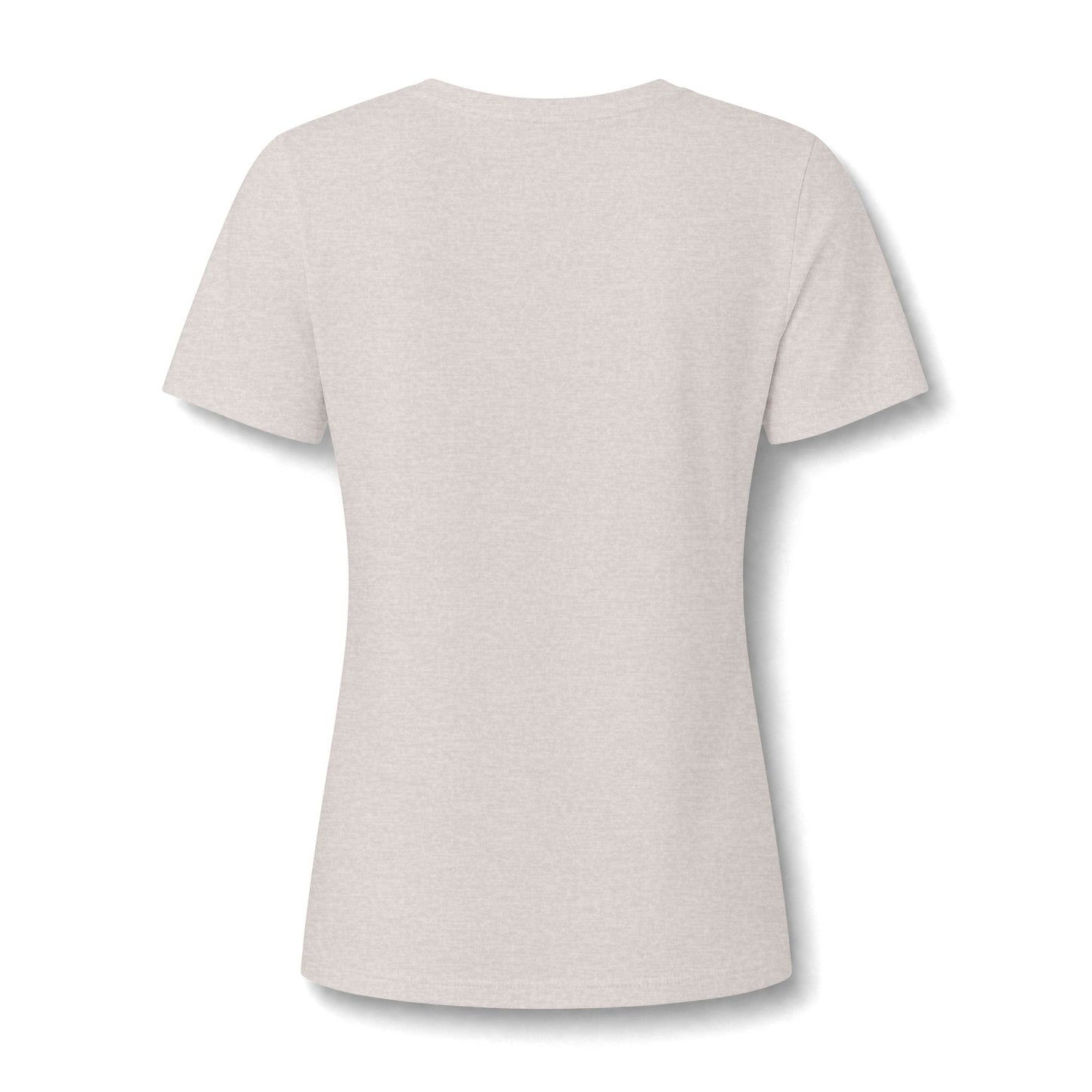 Women's V-Neck Tee — Small Chest Crest Graphic