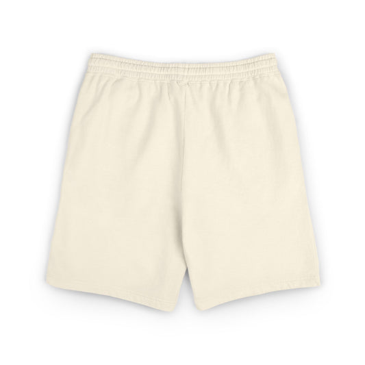 Fleece Sweat Shorts — Minimal Crest Logo Lounge Shorts