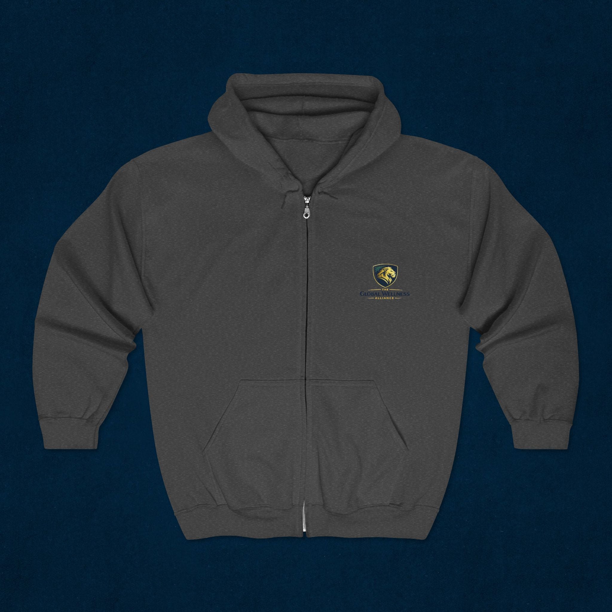 John Deere Logo Zip Hoodie — Farm Tractors Workwear